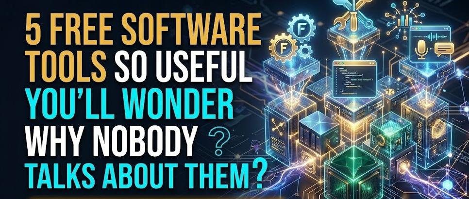 5 Free Software Tools So Useful You’ll Wonder Why Nobody Talks About Them 5 Free Software Tools