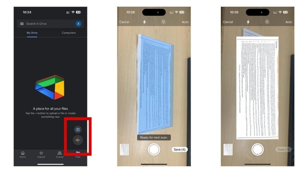 Google Drive's Hidden Document Scanner